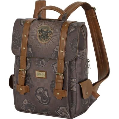 Karactermania Harry Potter Pride Brown Backpack with Pockets Karactermania Harry Potter Pride Brown Backpack with Pockets