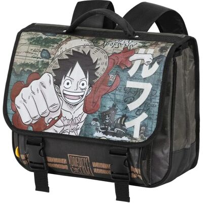 Zaino Karactermania One Piece Map - Zaino scolastico con etichette riflettenti Zaino Karactermania One Piece Map - Zaino scolastico con etichette riflettenti