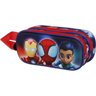 Estojo duplo 3D Spiderman Glow - Estojo Estojo duplo 3D Spiderman Glow - Estojo