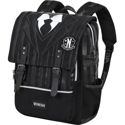 Sac à Dos Karactermania Mercredi - 40cm, Noir - Publicité Sac à Dos Karactermania Mercredi - 40cm, Noir - Publicité