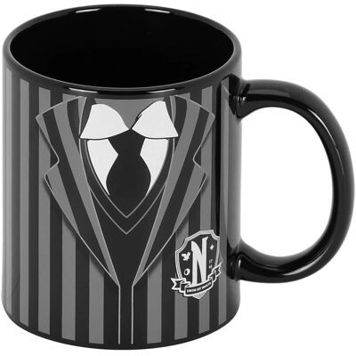 Karactermania Mug WEDNESDAY Uniforme - Céramique, 0,4L - Licence officielle Karactermania Mug WEDNESDAY Uniforme - Céramique, 0,4L - Licence officielle