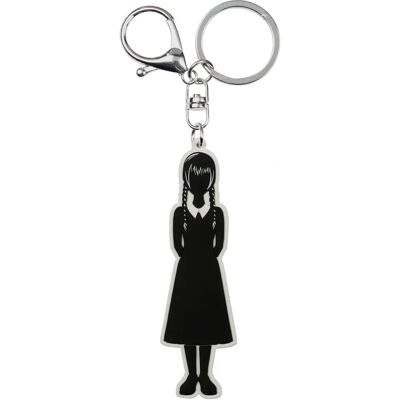 Chaveiro de borracha Mercredi Addams - Chaveiro Chaveiro de borracha Mercredi Addams - Chaveiro