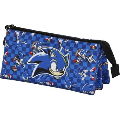 Trousse triple Sonic Action de Karactermania - Trousse Trousse triple Sonic Action de Karactermania - Trousse