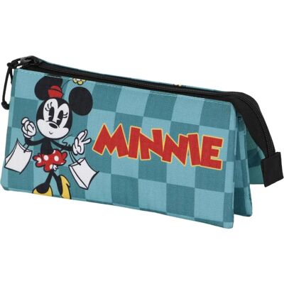 KARACTERMANIA Disney Minnie Mouse Indigo Étui Triplo - Trousse de papeterie KARACTERMANIA Disney Minnie Mouse Indigo Étui Triplo - Trousse de papeterie