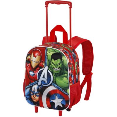 Karactermania Los Vengadores Mochila 3D Pequeña con Ruedas Karactermania Los Vengadores Mochila 3D Pequeña con Ruedas