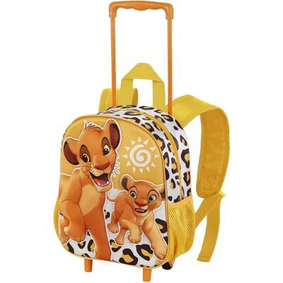 Karactermania Disney El Rey León África Mochila Pequeña 3D Con Ruedas - Mochila Karactermania Disney El Rey León África Mochila Pequeña 3D Con Ruedas - Mochila