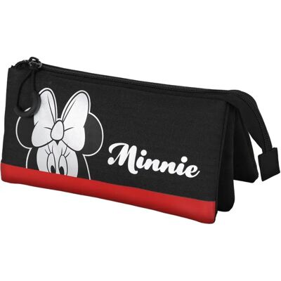 Disney Minnie Sparkle Silver Triple Pencil Case - Pencil Case Disney Minnie Sparkle Silver Triple Pencil Case - Pencil Case