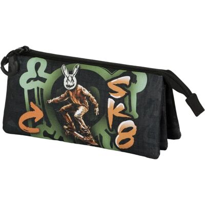 KARACTERMANIA Étui Triple Lapin Multicolore - Trousse KARACTERMANIA Étui Triple Lapin Multicolore - Trousse