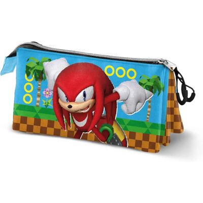 SEGA Sonic The Hedgehog Knuckles Run Wielokolorowe Etui na Kredki - Organizer SEGA Sonic The Hedgehog Knuckles Run Wielokolorowe Etui na Kredki - Organizer