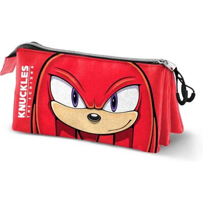 Karactermania Sonic Knuckles Trzypakowy Etui - Czerwone Karactermania Sonic Knuckles Trzypakowy Etui - Czerwone