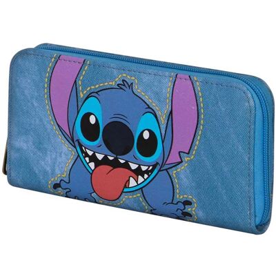 Karactermania Lilo & Stitch Porte-monnaie en denim - Portefeuille Karactermania Lilo & Stitch Porte-monnaie en denim - Portefeuille