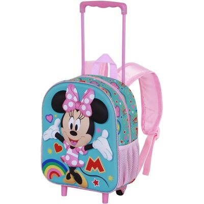 Turkos Karactermania Disney Minnie Mouse Greet Rygsäck - Barn med hjul 3D Turkos Karactermania Disney Minnie Mouse Greet Rygsäck - Barn med hjul 3D