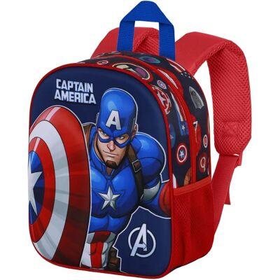 Karactermania Mochila Marvel Captain America Patriot 3D - Mochila infantil Karactermania Mochila Marvel Captain America Patriot 3D - Mochila infantil