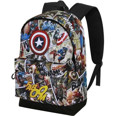Zaino Karactermania Capitan America - Fumetti - 44x31x18cm Zaino Karactermania Capitan America - Fumetti - 44x31x18cm