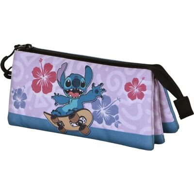 Karactermania Stitch & Skate - Trousse Triple - Trousse à crayons - Publicité Karactermania Stitch & Skate - Trousse Triple - Trousse à crayons - Publicité