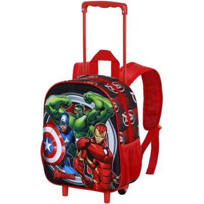 Karactermania Marvel The Avengers Almighty pequeno vermelho 3D com rodas Karactermania Marvel The Avengers Almighty pequeno vermelho 3D com rodas