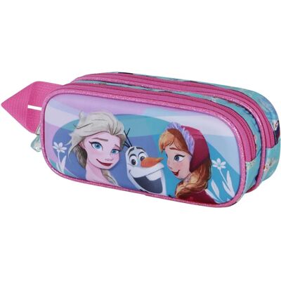 Estuche doble familiar de Disney Frozen 2 azul Karactermania Estuche doble familiar de Disney Frozen 2 azul Karactermania