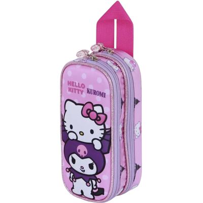 Karactermania Hello Kitty Playful 3d Dubbelt Fodral - Case Karactermania Hello Kitty Playful 3d Dubbelt Fodral - Case