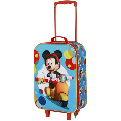 Disney Mickey Mouse Scooter Mala de Viagem Trolley Macia - Trolley Disney Mickey Mouse Scooter Mala de Viagem Trolley Macia - Trolley