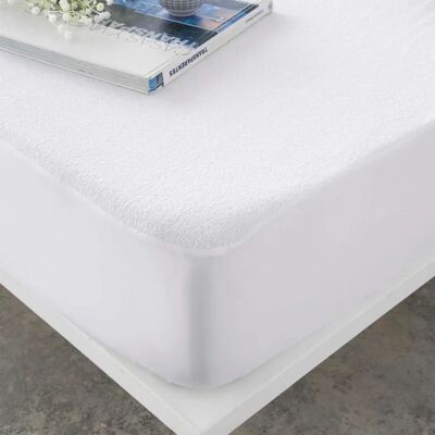 Protector de colchón Naturals - 135x190/200cm - Transpirable e hipoalergénico Protector de colchón Naturals - 135x190/200cm - Transpirable e hipoalergénico