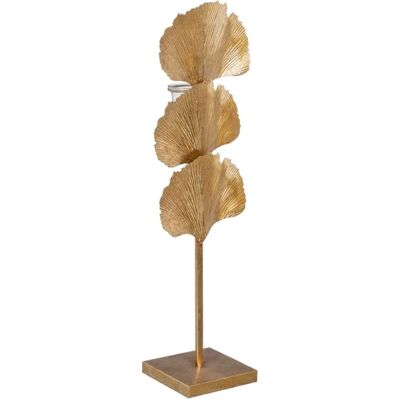 Support de Bougie en Cristal et Métal Doré - Bigbuy Home 19x14x63 cm Support de Bougie en Cristal et Métal Doré - Bigbuy Home 19x14x63 cm