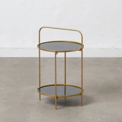 Bigbuy Home Petite Table d'Appoint - 31 x 31 x 48 cm - Métal Doré Bigbuy Home Petite Table d'Appoint - 31 x 31 x 48 cm - Métal Doré