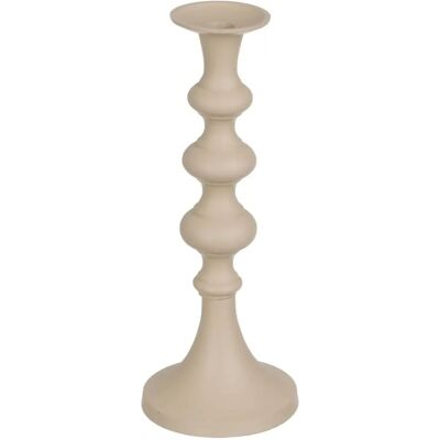 Bougeoir Bigbuy Home - Aluminium Crème 13x13x33cm Bougeoir Bigbuy Home - Aluminium Crème 13x13x33cm