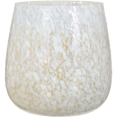 Support de Bougie en Crystal Bigbuy Home 13 x 13 x 13 cm Blanc - Support de Bougie Support de Bougie en Crystal Bigbuy Home 13 x 13 x 13 cm Blanc - Support de Bougie