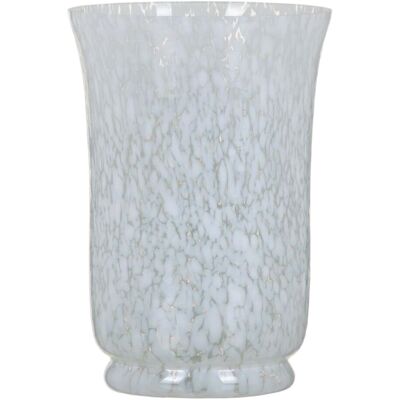Bigbuy Home Vaso in Cristallo Bianco - Vaso - 15 x 15 x 22 cm Bigbuy Home Vaso in Cristallo Bianco - Vaso - 15 x 15 x 22 cm