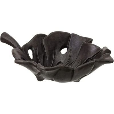 Bigbuy Home Feuille de plante grise Centre - Centre Bigbuy Home Feuille de plante grise Centre - Centre
