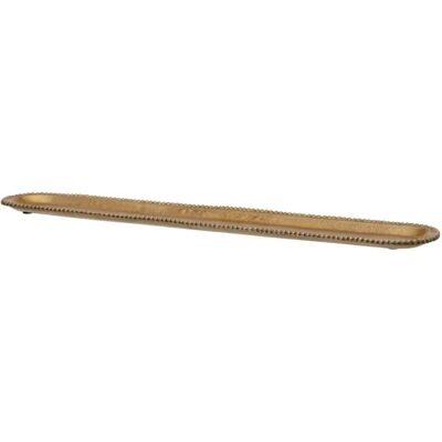Bigbuy Home Snack dienblad - Aluminium - 82 x 14 x 2 cm Bigbuy Home Snack dienblad - Aluminium - 82 x 14 x 2 cm