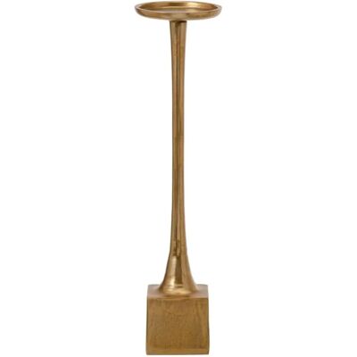 Portacandele Bigbuy Home - 12 x 12 x 48,5 cm - Alluminio Dorato Portacandele Bigbuy Home - 12 x 12 x 48,5 cm - Alluminio Dorato