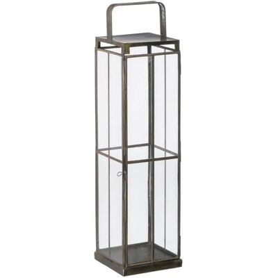 Bigbuy Home Porte-bougie - 16 x 16 x 64 cm - Doré Bigbuy Home Porte-bougie - 16 x 16 x 64 cm - Doré
