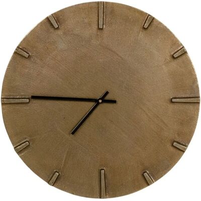 Horloge murale Bigbuy Home - 38x1x38cm Aluminium Doré Horloge murale Bigbuy Home - 38x1x38cm Aluminium Doré