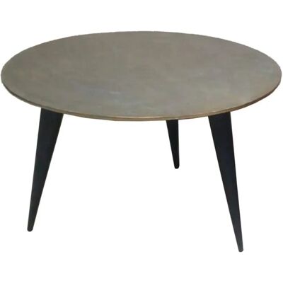 BigBuy Home Mesa Central de Aluminio Circular - Mesa Central BigBuy Home Mesa Central de Aluminio Circular - Mesa Central