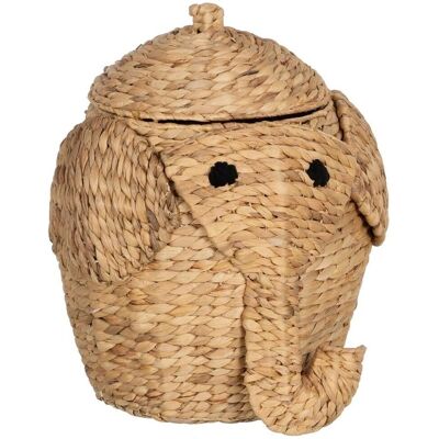 Panier Éléphant BigBuy Home - Fibre Naturelle 38x38x42 cm Panier Éléphant BigBuy Home - Fibre Naturelle 38x38x42 cm
