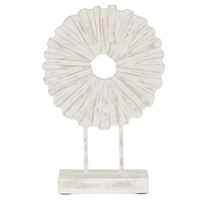 Sculpture d'anneau en bois de manguier beige BigBuy Home - Sculpture Sculpture d'anneau en bois de manguier beige BigBuy Home - Sculpture