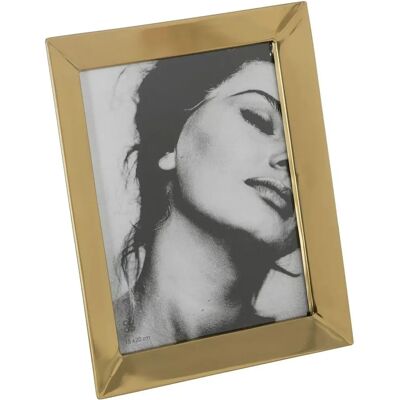 Bigbuy Home Cadre Photo Acier Inoxydable Cristal Doré - Cadre Photo Bigbuy Home Cadre Photo Acier Inoxydable Cristal Doré - Cadre Photo