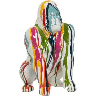 Figure Décorative Gorilla Multicolore - Gorilla en Résine Figure Décorative Gorilla Multicolore - Gorilla en Résine