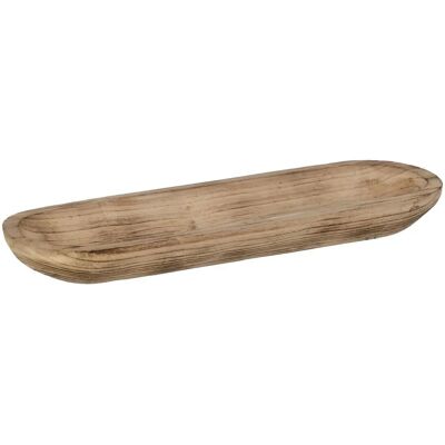 Centre de Table Beige BigBuy Home - 49x15x4,5cm Centre de Table Beige BigBuy Home - 49x15x4,5cm