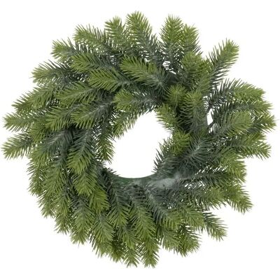 BigBuy Julens Adventkrans - Krona, Grön PVC, 37x37cm BigBuy Julens Adventkrans - Krona, Grön PVC, 37x37cm