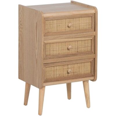 BigBuy Home SAMIR Table de Nuit Naturelle - Table de Nuit BigBuy Home SAMIR Table de Nuit Naturelle - Table de Nuit