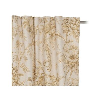 BigBuy Home White Mustard Bird Curtain - Drapery BigBuy Home White Mustard Bird Curtain - Drapery