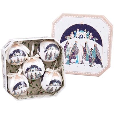 BigBuy Navidad Bolas de Reyes Multicolor de Poliuretano - 7,5cm - Bolas de Navidad BigBuy Navidad Bolas de Reyes Multicolor de Poliuretano - 7,5cm - Bolas de Navidad