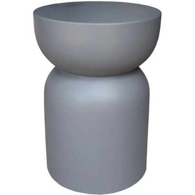 Bigbuy Home Kruk Bacoli Grijs Cement - 33x33x46 cm Bigbuy Home Kruk Bacoli Grijs Cement - 33x33x46 cm