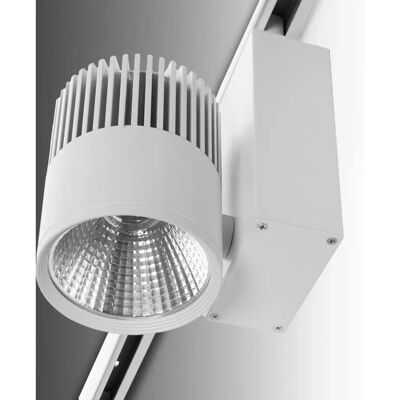 Greenice Luz LED de Carril Trifásico - 40W, 3600lm, CRI90, 3000K Greenice Luz LED de Carril Trifásico - 40W, 3600lm, CRI90, 3000K