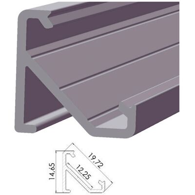 Profilo in Alluminio GREENICE P03 - 1m - Alluminio - IP20/IP25 - CE, ISO9001 Profilo in Alluminio GREENICE P03 - 1m - Alluminio - IP20/IP25 - CE, ISO9001