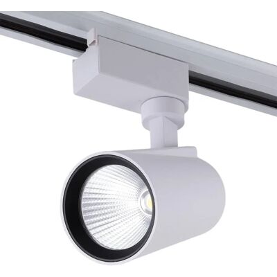 GREENICE Faretto a binario LED 15W 1264Lm CRI85 Bianco Caldo - Luce su Binario GREENICE Faretto a binario LED 15W 1264Lm CRI85 Bianco Caldo - Luce su Binario