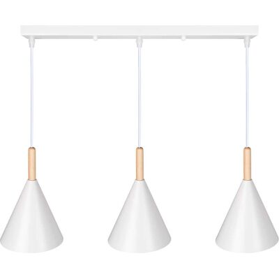 Lampada Sospensione Madeleine Greenice - Metallo e Legno Moderni Lampada Sospensione Madeleine Greenice - Metallo e Legno Moderni