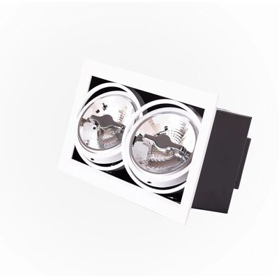 Greenice - Einbau-Drehkoffer-LED-Spot 24W - Verstellbare LED-Deckenleuchte Greenice - Einbau-Drehkoffer-LED-Spot 24W - Verstellbare LED-Deckenleuchte